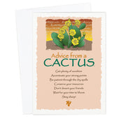 Advice from a Cactus Greeting Card