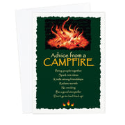 Advice from a Campfire Greeting Card