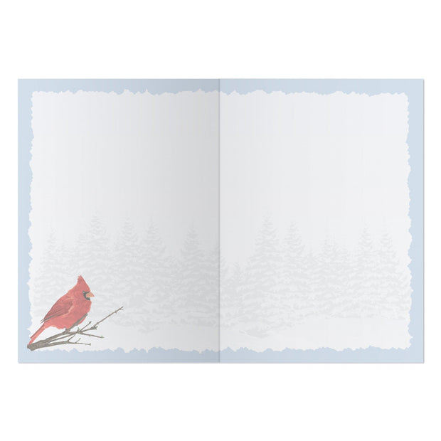 Advice from a Cardinal Winter Holiday Card