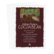 Advice from a Cocoa Bean Greeting Card