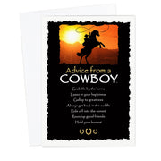Advice from a Cowboy Greeting Card