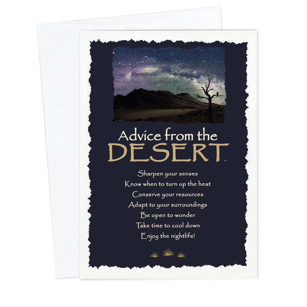 Advice from the Desert Greeting Card