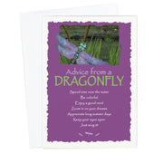 Advice from a Dragonfly Greeting Card
