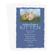 Advice from a Kitten Greeting Card