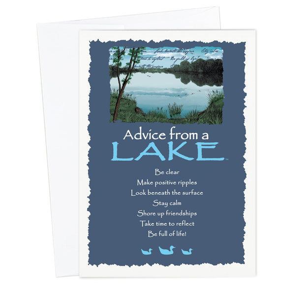 Advice from a Lake Greeting Card