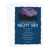 Advice from the Night Sky Greeting Card