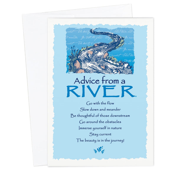 Advice from a River Greeting Card