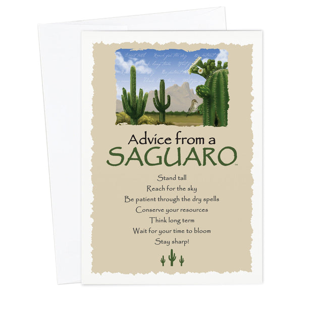 Advice from a Saguaro Greeting Card