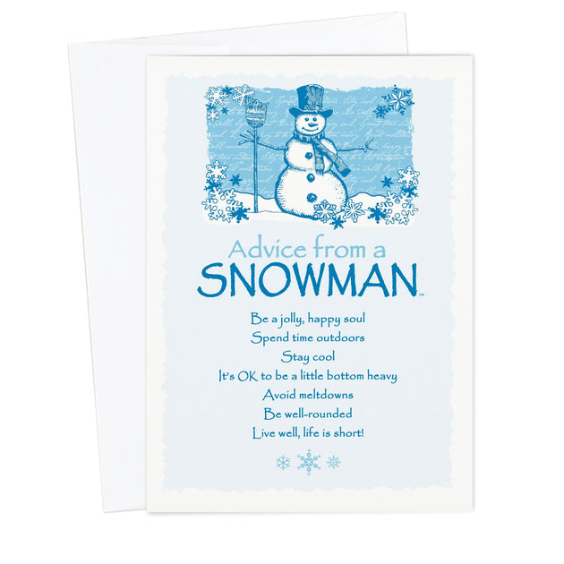 Greeting Cards : Advice from a Snowman – Advice For Life