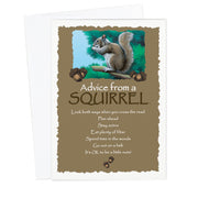 Advice from a Squirrel Greeting Card