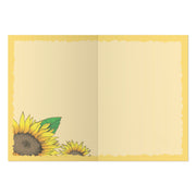 Advice from a Sunflower Greeting Card
