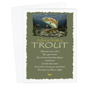 Advice from a Trout Greeting Card