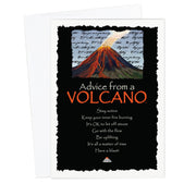 Advice from a Volcano Greeting Card