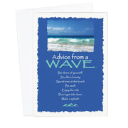 Advice from a Wave Greeting Card