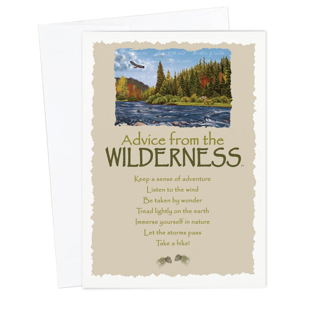 Advice from the Wilderness Greeting Card
