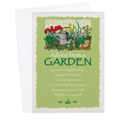 Advice from a Garden Greeting Card