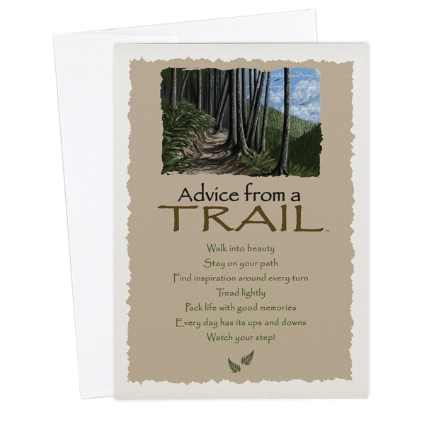 Advice from a Trail Greeting Card