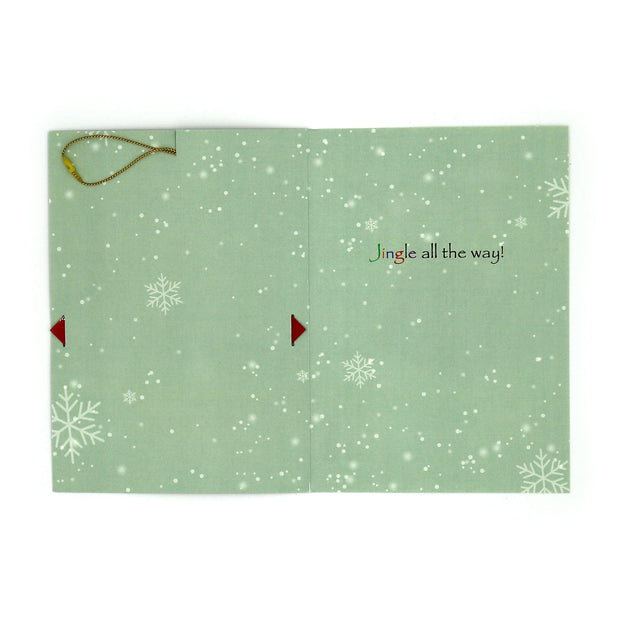 Advice from a Santa Claus Ornament Christmas Card