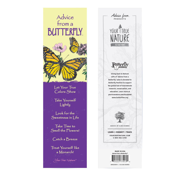 Advice from a Butterfly Laminated Bookmark