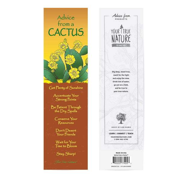 Advice from a Cactus Laminated Bookmark