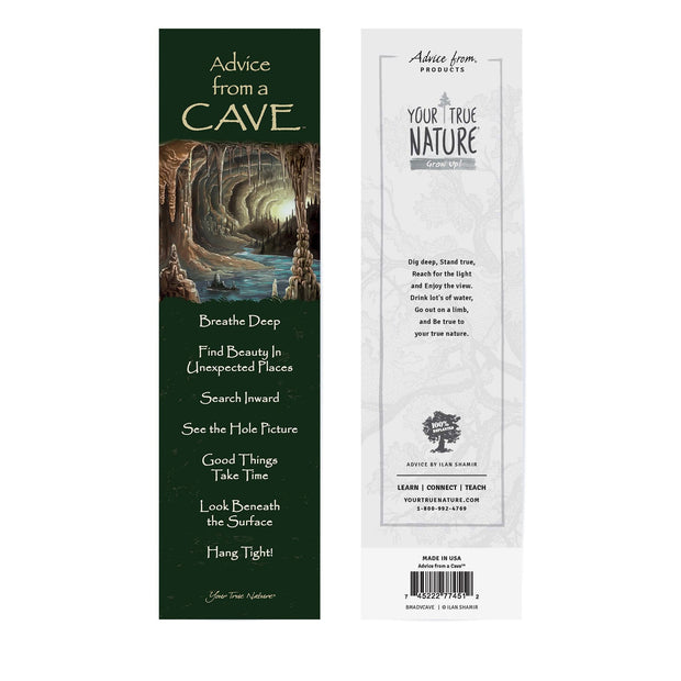 Advice from a Cave Laminated Bookmark