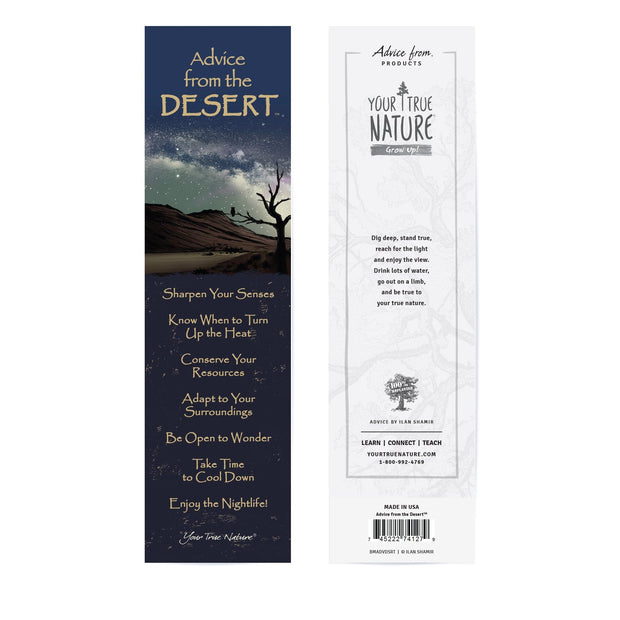 Advice from the Desert Laminated Bookmark
