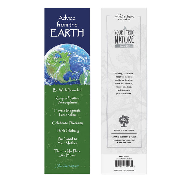 Advice from the Earth Laminated Bookmark