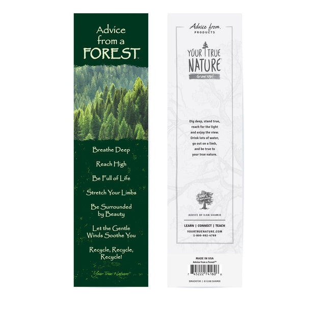Advice from a Forest Laminated Bookmark