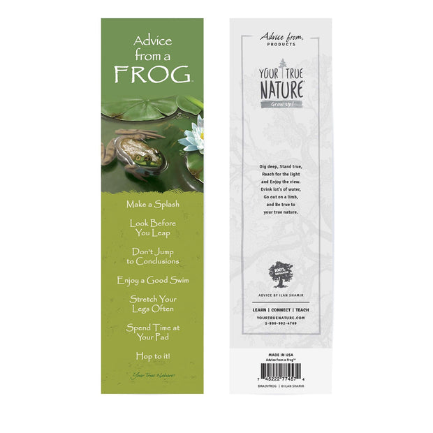 Advice from a Frog Laminated Bookmark