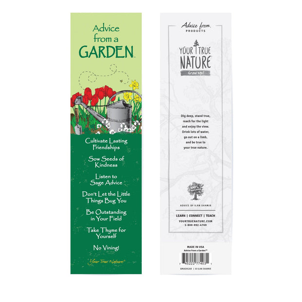 Advice from a Garden Laminated Bookmark