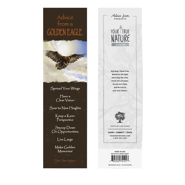 Advice from a Golden Eagle Laminated Bookmark