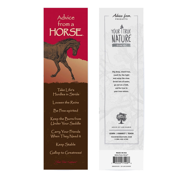 Advice from a Horse Laminated Bookmark