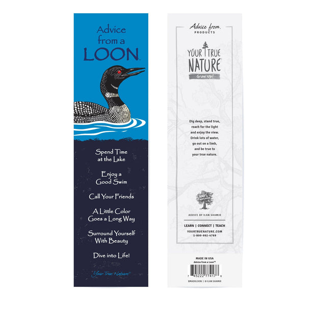 Advice from a Loon Laminated Bookmark