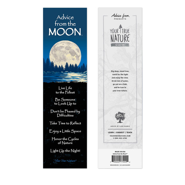 Advice from the Moon Laminated Bookmark