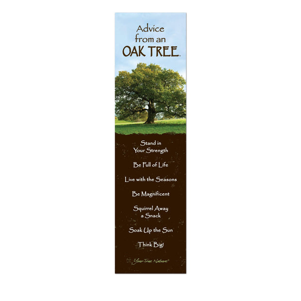 Advice from Advice from an Oak Tree Laminated Bookmark