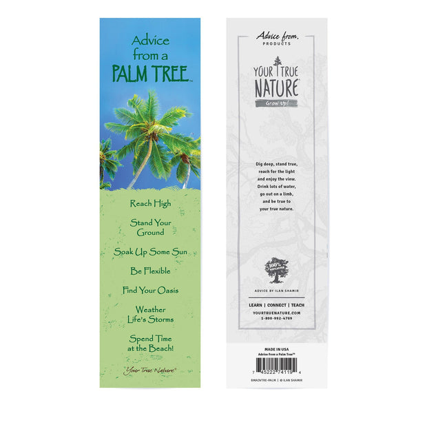 Advice from a Palm Tree Laminated Bookmark