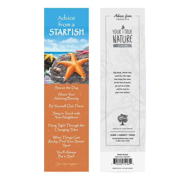Advice from a Starfish Laminated Bookmark
