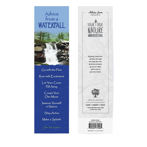 Advice from a Waterfall Laminated Bookmark