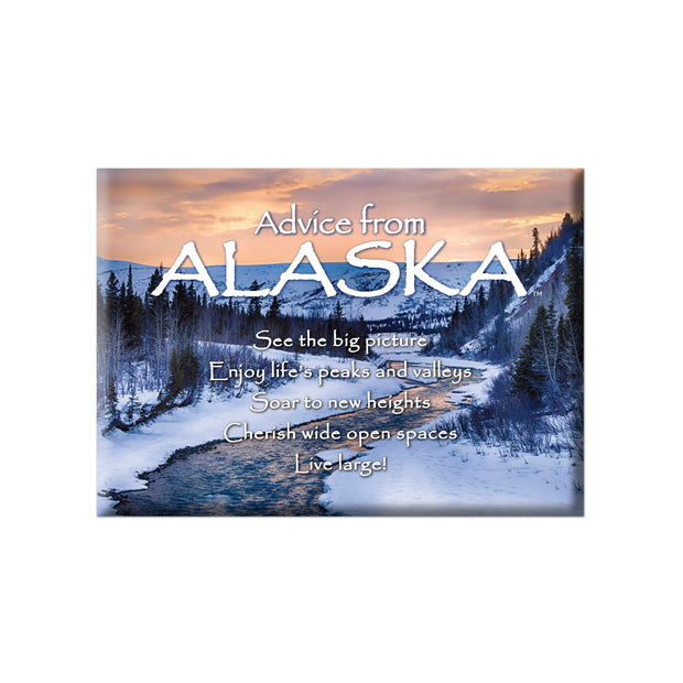 Advice from Alaska- Winter- Jumbo Magnet