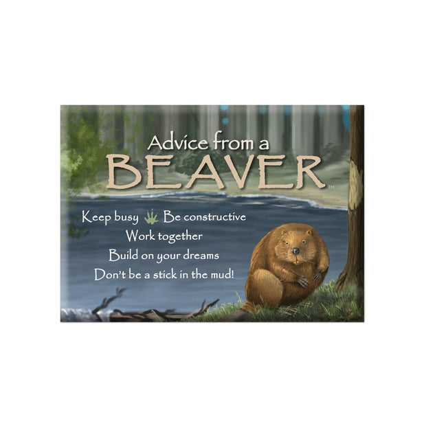 Advice from a Beaver Jumbo Magnet