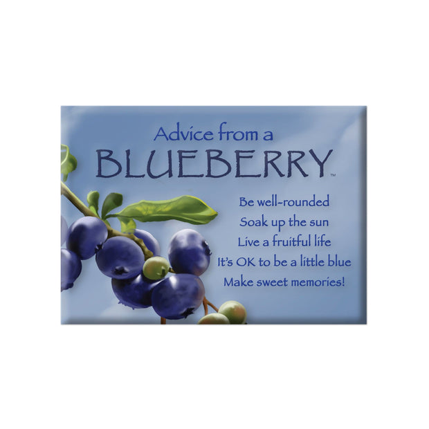 Advice from a Blueberry Jumbo Magnet