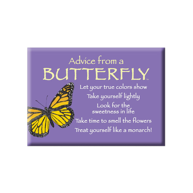 Advice from a Butterfly Jumbo Magnet