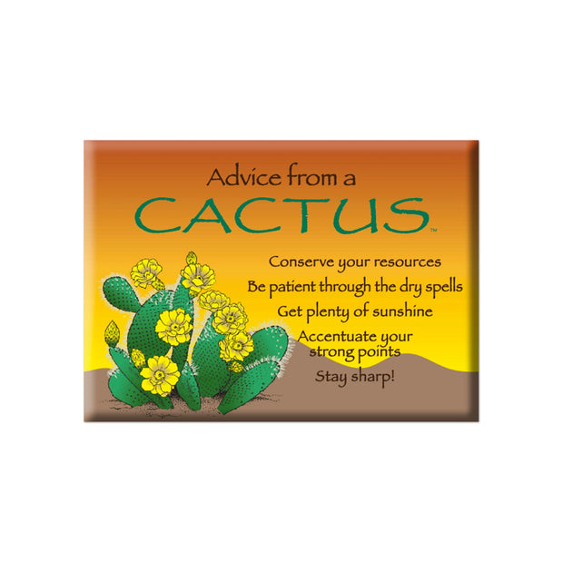 Advice from a Cactus Jumbo Magnet