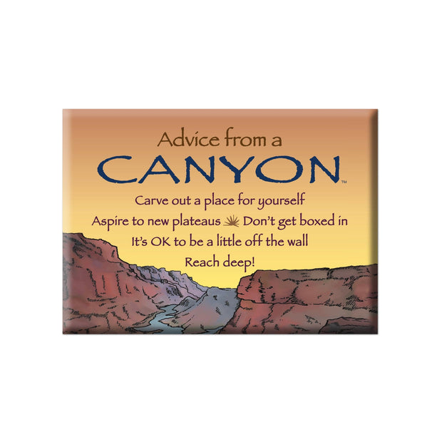 Advice from a Canyon Jumbo Magnet