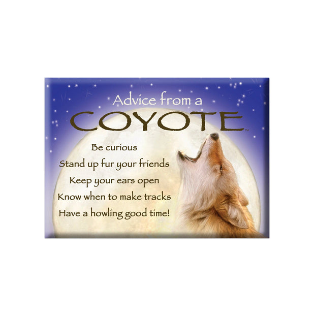 Advice from a Coyote Jumbo Magnet