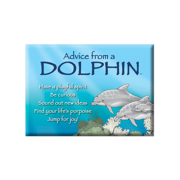 Advice from a Dolphin Jumbo Magnet