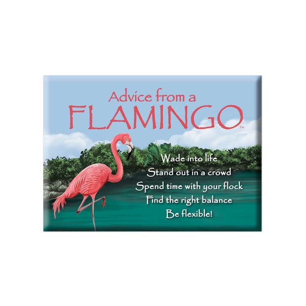 Advice from a Flamingo Jumbo Magnet