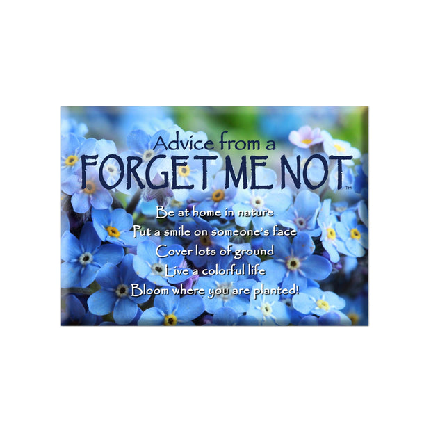 Advice from a Forget Me Not Jumbo Magnet