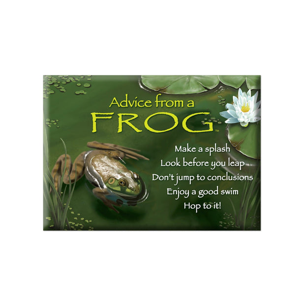 Advice from a Frog Jumbo Magnet