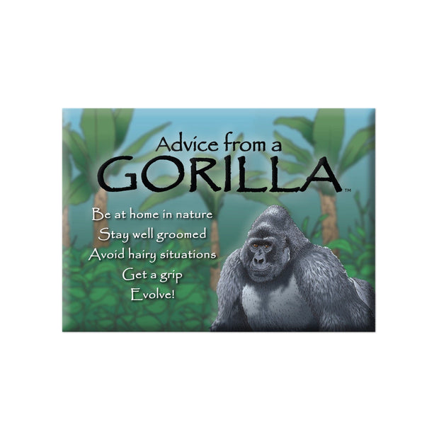 Advice from a Gorilla Jumbo Magnet